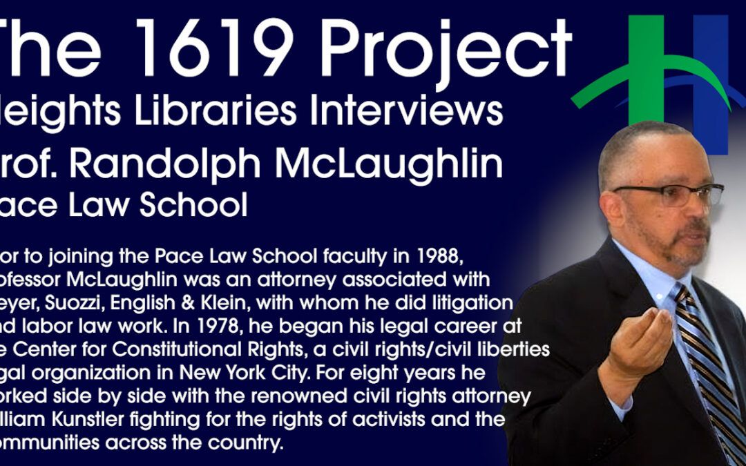 Randolph McLaughlin on Slavery in the Virginia Colony
