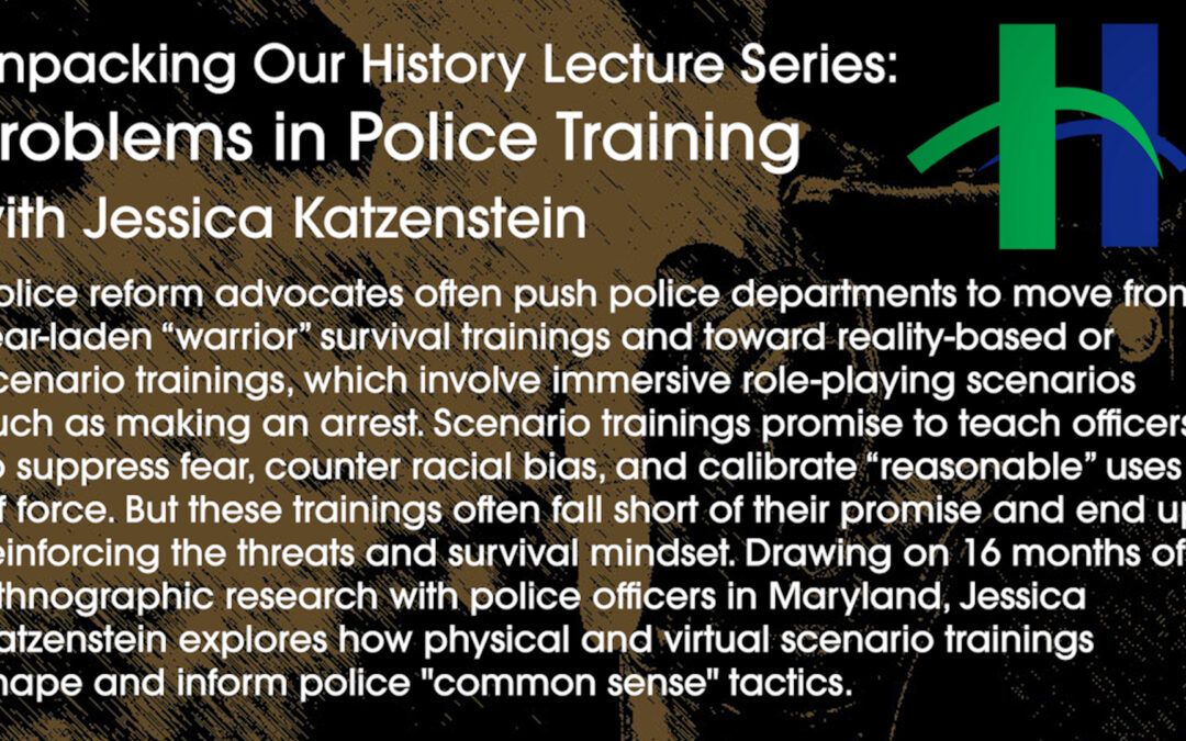 Problems in Police Training with Jessica Katzenstein