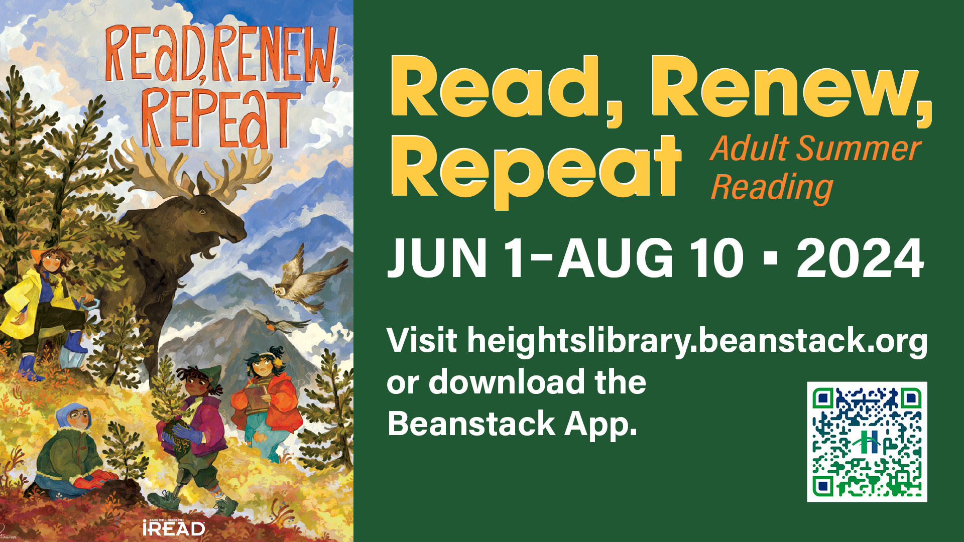 Read, Renew, Repeat with the 2024 Adult Summer Reading program